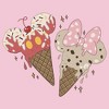 Girl's Disney Mickey and Minnie Ice Cream Cones T-Shirt - 2 of 4