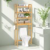 SONGMICS Over The Toilet Storage, 4-Tier Over Toilet Bathroom Organizer with Adjustable Shelf, Fit Most Toilets, Space-Saving - 3 of 4