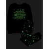 The Children's Place Kids Matching Family Glow In The Dark Long Sleeve New Year Cotton Pajamas - 2 of 4