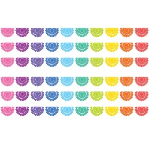 Teacher Created Resources® Colorful Fiesta Die-Cut Border Trim, 35 Feet Per Pack, 6 Packs - 1 of 4