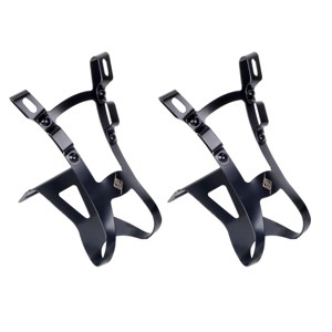 Origin8 Double Barrel Toe Clips Large (70mm Depth) Black - 1 of 1