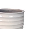 Wooakway 17" Dia Outdoor Indoor Ceramic Planter Pot Decorative Planter with Drainage Hole Patio Flower Pot - 2 of 4