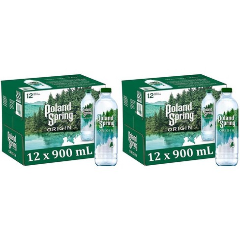 Poland Spring Origin Natural Spring Water - 900ml Plastic Bottle (Pack of 24) - image 1 of 4