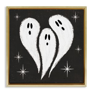 Stupell Industries Wee Bit Wicked Ghosts Floating Frame Canvas Art - 1 of 4