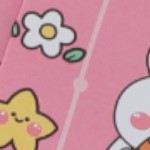 pink, white, orange, red