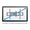 Mount-It! Articulating TV Wall Mount Arm, Fits 37-70 Inch TVs, Up to VESA 400x400 and 600x400, 17 Extension from Wall, 77 Lbs Capacity - 3 of 4