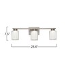Artcraft Lighting Saville 3 - Light Vanity in  Brushed Nickel - 4 of 4