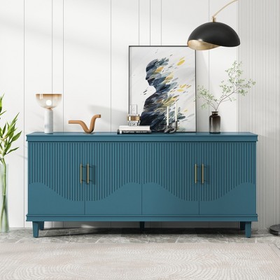 70.07''Large Size 4-Door Cabinet, Same as Living Room, Kitchen, Bedroom, Hallway