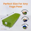 Sol Living Yoga Bolster Pillow with Removable Cover Rectangle - 4 of 4