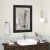 Tangkula 32" x 24"Wood Framed Wall Mirror w/Solid Wood Frame Vertical Horizontal Hanging - 4 of 4