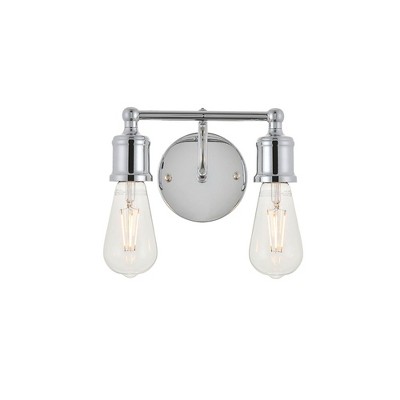 Elegant Lighting Serif 2 light chrome Wall Sconce