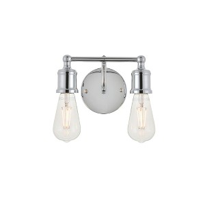 Elegant Lighting Serif 2 light chrome Wall Sconce - 1 of 4