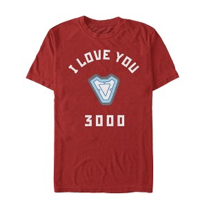 Men's Marvel I Love You 3000 Iron Man Reactor T-Shirt - 1 of 4