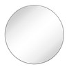 TEHOME Yolanta Circular Round Stainless Steel Framed Wall Mounted Bathroom Vanity Mirror - 3 of 4