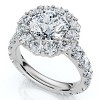 Pompeii3 Certified 4 1/4Ct Diane Diamond Engagement Ring 14k Gold or Platinum Lab Created - 3 of 4