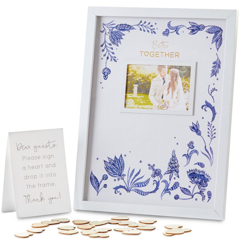 Kate Aspen Wedding Guest Book Alternative - Blue Willow | 22110NA, 1 of 10