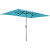 Sonkuki 11x7Ft Double-Sided Patio Umbrella with Large Canopy Outdoor Table Umbrella for Garden, deck and pool - 2 of 4
