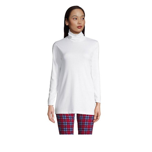 White cotton outlet turtleneck women's