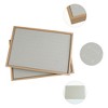Unique Bargains Stackable Wood Light Brown Drawers Jewelry Trays Set of 2 - 3 of 4