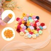 Unique Bargains Polyester Lightweight Smooth Texture Durable Ribbon Roses 100 Pcs - 4 of 4