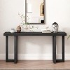 63'' Geometric Entryway Console Table with Solid Pine Legs for Hallway or Living Room-Baofuwish - 2 of 4