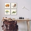 Stupell Industries Educational Dinosaurs Scientific Species Black Framed Giclee Art - 2 of 4