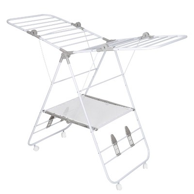 Clothes Drying Rack - Indoor/outdoor Portable Laundry Rack For Clothing,  Towels, Shoes And More - Collapsible Clothes Stand By Everyday Home (white)  : Target