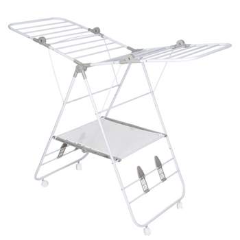 Lavish Home Collapsible Clothes Drying Rack, White : Target