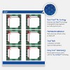Avery Labels, 3" x 3", Silver-Green Plaid, Matte, 60ct - 3 of 4