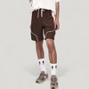 Anna-Kaci Active Men's Colorblock Drawstring Waist Relaxed Fit Casual Shorts with Side Pockets - 3 of 4