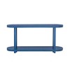 Modern Console Tables for Entryway with Streamlined Desktop and Bottom Shelf, Sleek Display Table for Study Room, Hallway or Entry Space-The Pop Home - 4 of 4