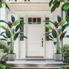 Whizmax Artificial Bird of Paradise Plant 6FT Fake Palm Tree, for Decor Plants for Home Office with 17 Trunks Faux Leaves and 3 Faux Flowers 2 Pack - 2 of 4