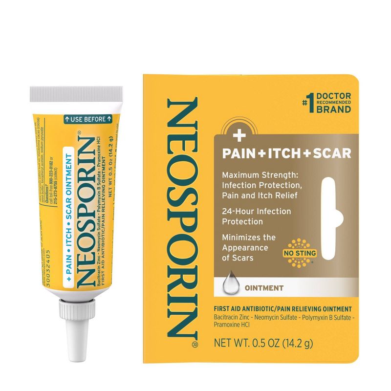 Neosporin First Aid Antibiotic and Pain Relieving Ointment - 0.5oz, 4 of 9