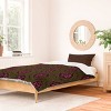Deny Designs Twin/ Twin Extra Long Schatzi Brown Heidi Global Olive Duvet Cover and Pillow Sham Green - 2 of 4