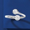 Ross-Simons 0.70 ct. t.w. Bezel-Set Diamond Bypass Ring in Platinum - 4 of 4