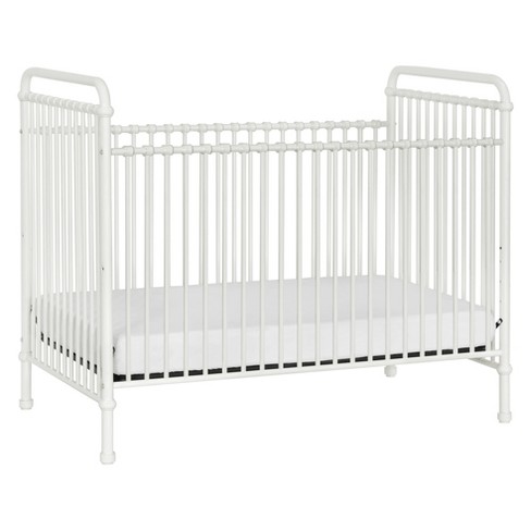 White washed baby on sale crib