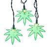 Kurt Adler Indoor/Outdoor UL 10-Light Cannabis Light Set, 9ft - 2 of 3