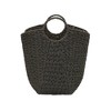 Household Essentials Tall Scoop Basket Paper Rope Gray - image 4 of 4