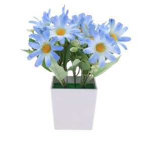 Unique Bargains Artificial Plants Cosmos Plastic 2.95"x2.95"x7.87" 1 Pc - 1 of 4