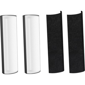 Nispira 2-in-1 True HEPA Replacement Filter PETWRFIL For Pure Enrichment PureZone Elite 4-IN-1 Tower Air Purifier PEAIRTWR. 2 Packs - 1 of 4