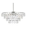 Elegant Lighting Ella 24 inch pendant in chrome - 3 of 4