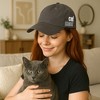 Pavilion Gift Company - Cat Mom - Dark Gray Adjustable Hat - Hats - 2 of 4