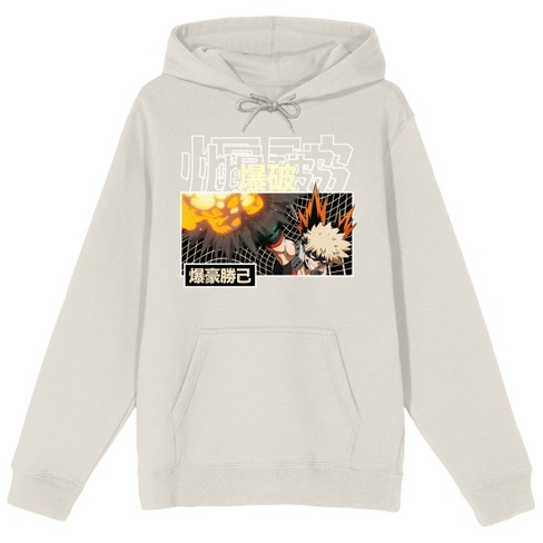 My Hero Academia League Of Villains Men's White Graphic Hoodie