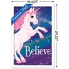 Trends International Rainbow Unicorn Framed Wall Poster Prints - 3 of 4