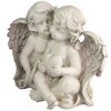 Northlight 13.5" Sitting Cherub Angels with Bow and Heart Outdoor Garden Statue - 4 of 4