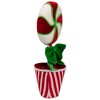 Northlight Plush Potted Peppermint Twist Lollipop Christmas Decoration - 16.5" - 4 of 4