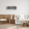Stupell Industries Distressed Lake Arrow Sign, 40" x 17" - 2 of 4
