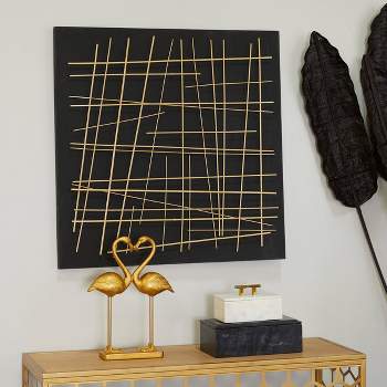 Brass Bell Wall Decor with Anchor Backing Gold - Olivia & May