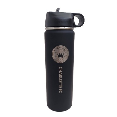 MLS Charlotte FC 22oz Rubberized Touch Water Bottle