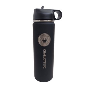 MLS Charlotte FC 22oz Rubberized Touch Water Bottle - 1 of 3